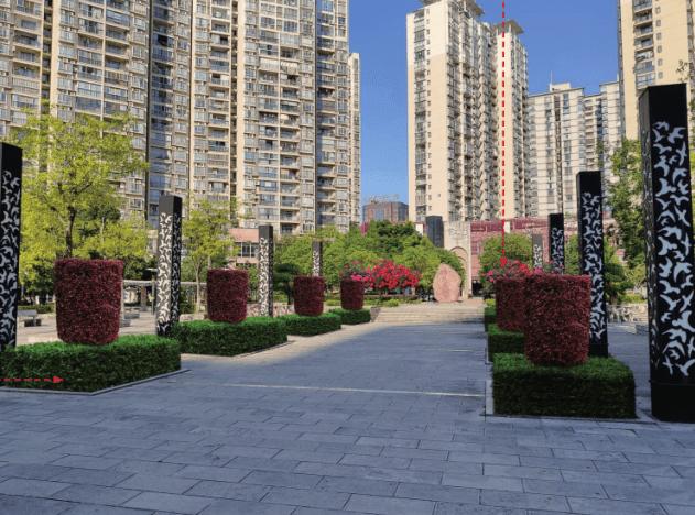 葛洲坝片区公共绿化景观改造工程今日动工 住宅景观绿化同步升级
